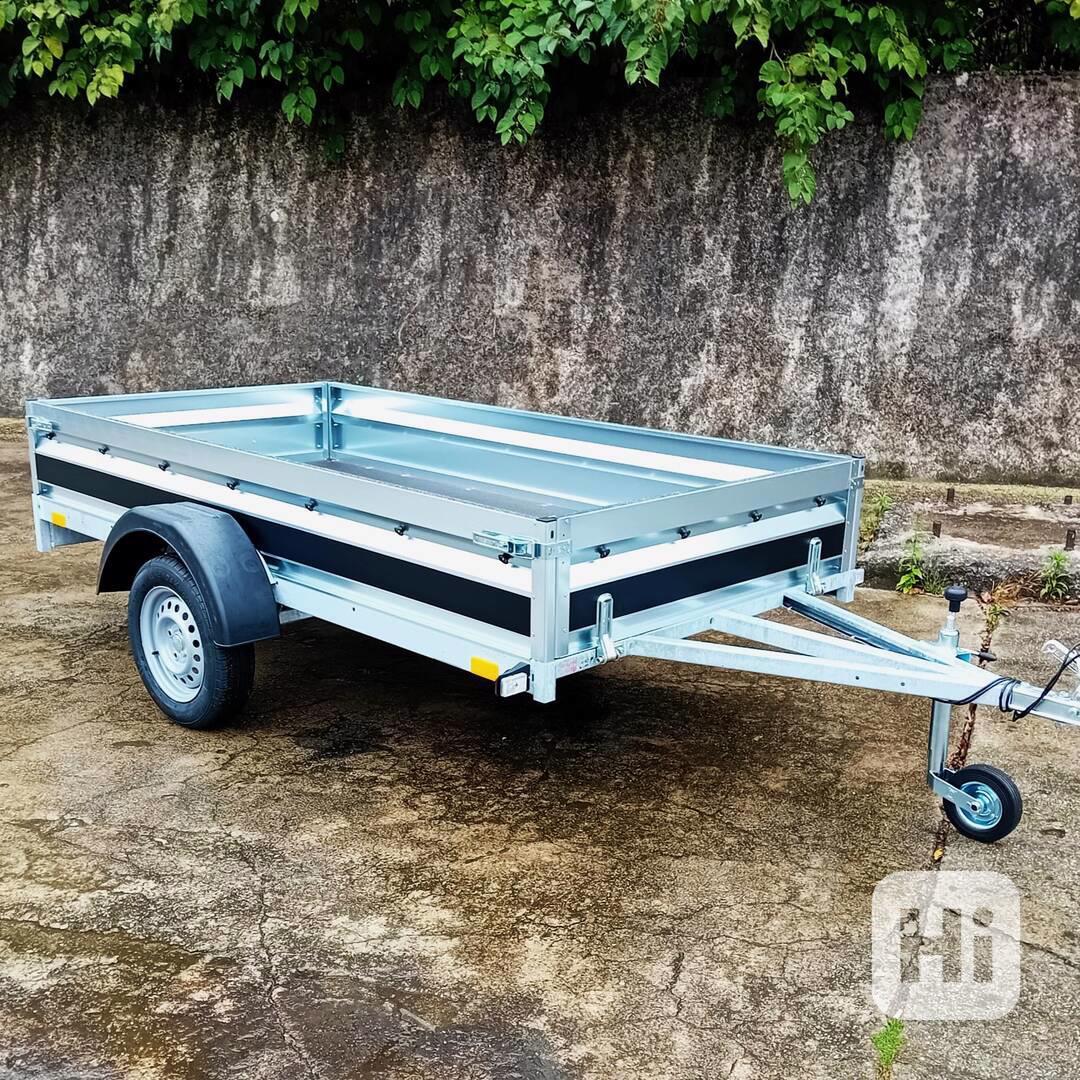 Nový přívěsný vozík 2,35mx1,30, svařovaný rám,ČR výroba, DPH - foto 1