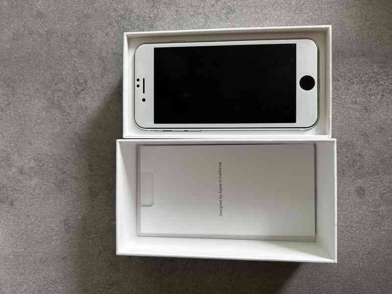 Apple Iphone SE bílý pěkný stav + sklo a obal flip - foto 5