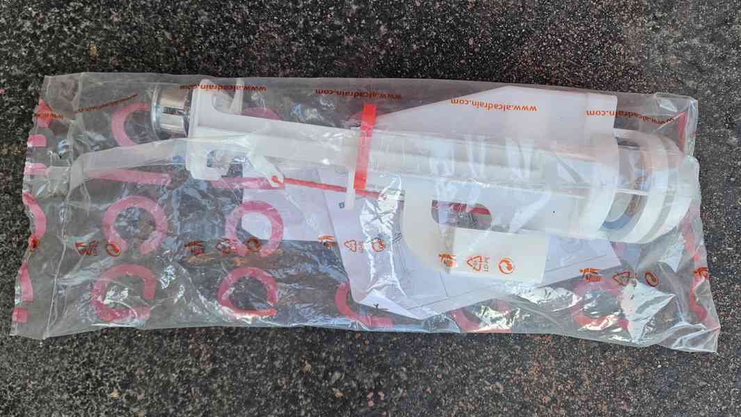 Vypouštěcí ventil s dvoutlačítkem A08 Alca nový do nádržky - foto 2