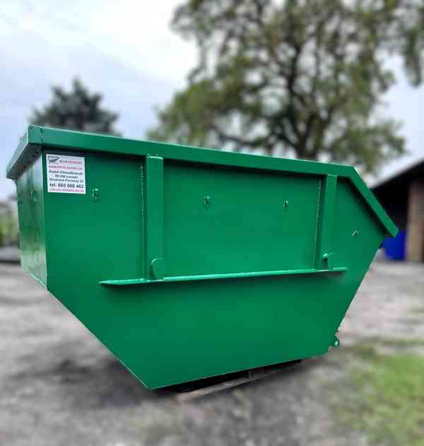 Kontener, mulda 3 m3, koleba - foto 2