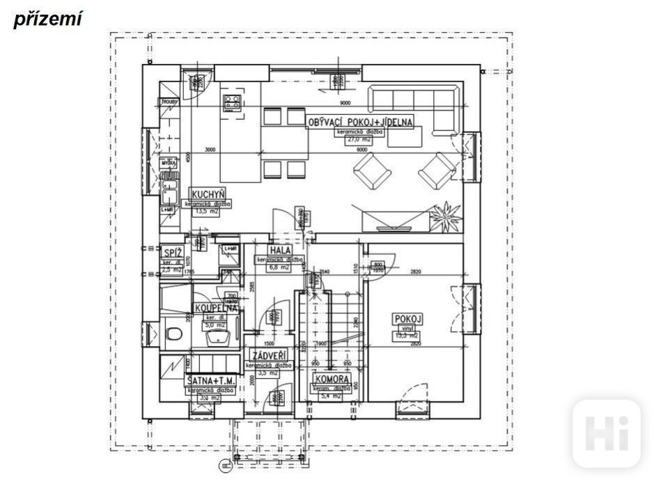 Novostavba rodinného domu 169 m2, pozemek 802 m2, Brandýsek, okr. Kladno - foto 27