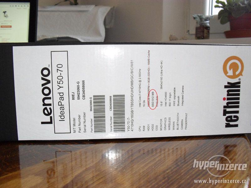 Špičkový 4K notebook LENOVO IdeaPad Y50-70 - foto 8