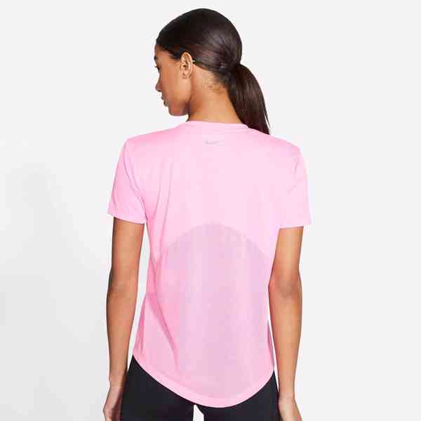 Nike - Dámské růžové tričko Miler  Velikost: S - foto 2