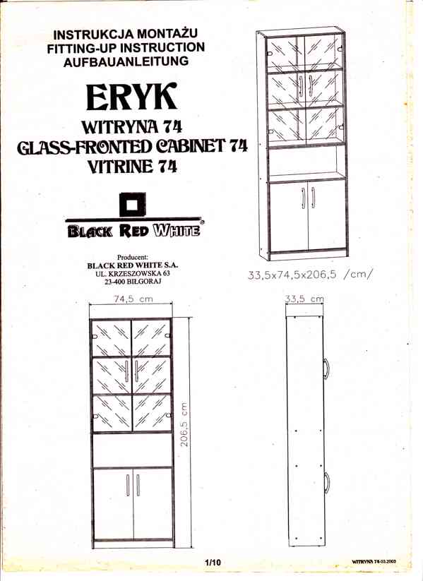 Obývací stěna ERYK – medová olše, šířka 312 cm - foto 4