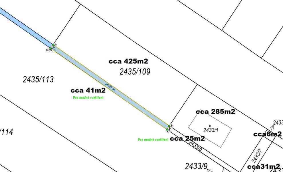 prodej stavebního pozemku Oslavany, Brno-venkov 747m2 - foto 7