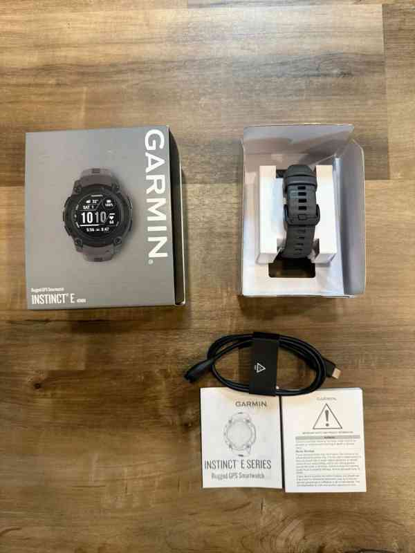 Garmin Instinct E 40 mm Black with Charcoal Band GPS Durable - foto 3