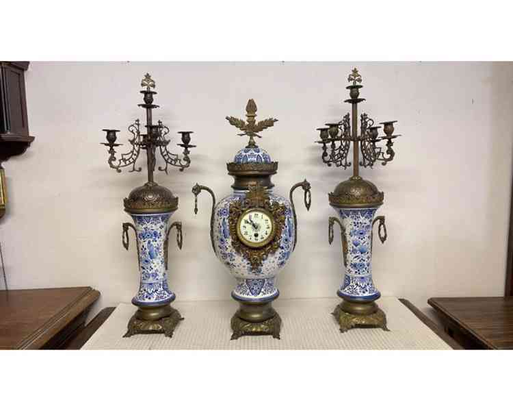 XXL porcelánové hodiny - foto 1