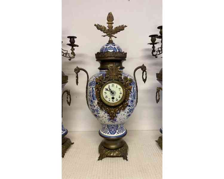 XXL porcelánové hodiny - foto 2
