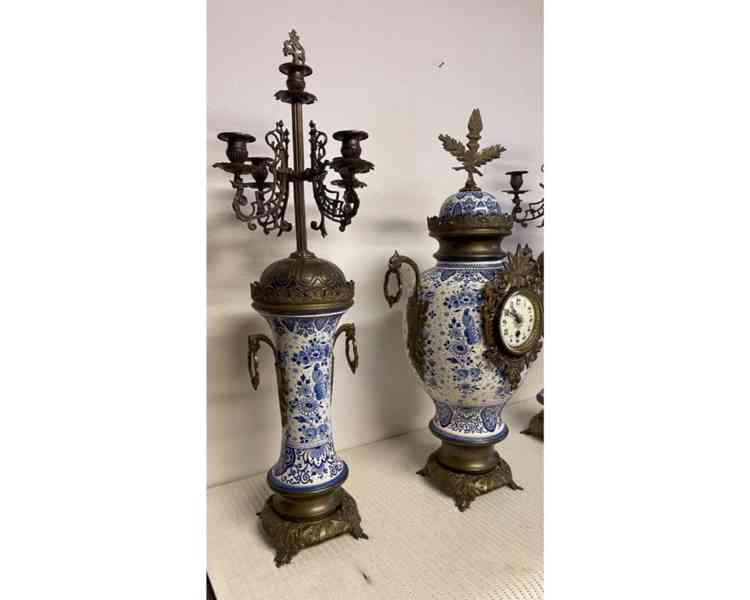 XXL porcelánové hodiny - foto 3