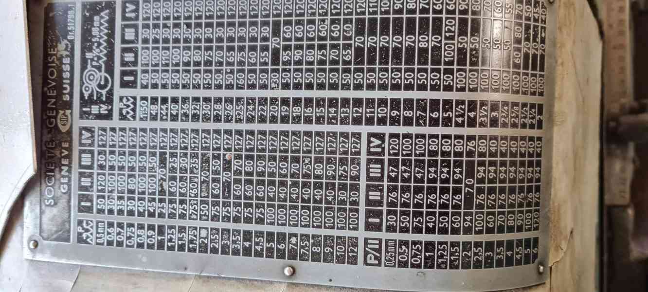 Použitá bruska na závity SIP RU 2, r. v. 1944, GO 1980 - foto 7