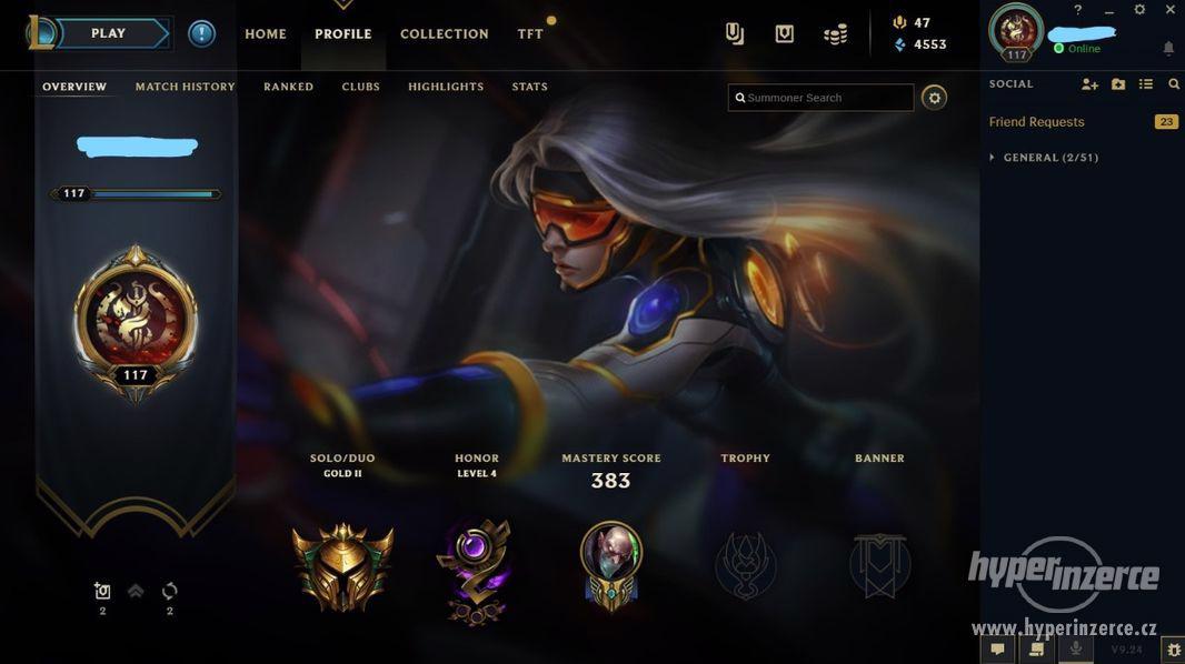 League of Legends ( LOL - EUNE ) 189 skinů, všechny postavy - bazar ...