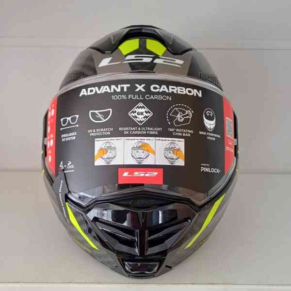 Silniční překlápěcí přilba LS2 ADVANT X CARBON FUTURE II - foto 10