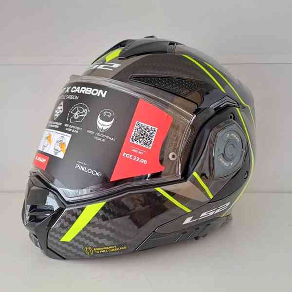 Silniční překlápěcí přilba LS2 ADVANT X CARBON FUTURE II - foto 9