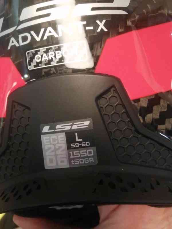 Silniční překlápěcí přilba LS2 ADVANT X CARBON FUTURE II - foto 8