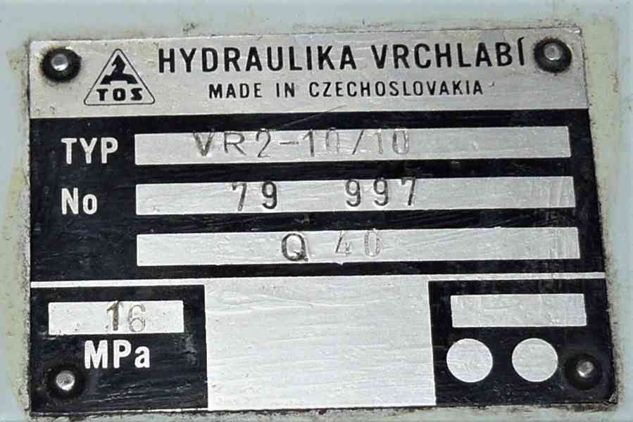 Ventil redukční  VR2-10/10, 16 MPa,   Česká republika - foto 2