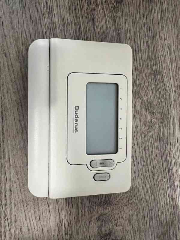 termostat BUDERUS CM707 s velkým LCD displejem - foto 4