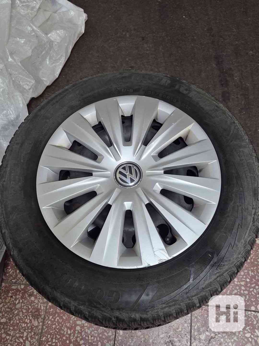 Prodám 4x zimní plechová kola 195/65/R15 - foto 1