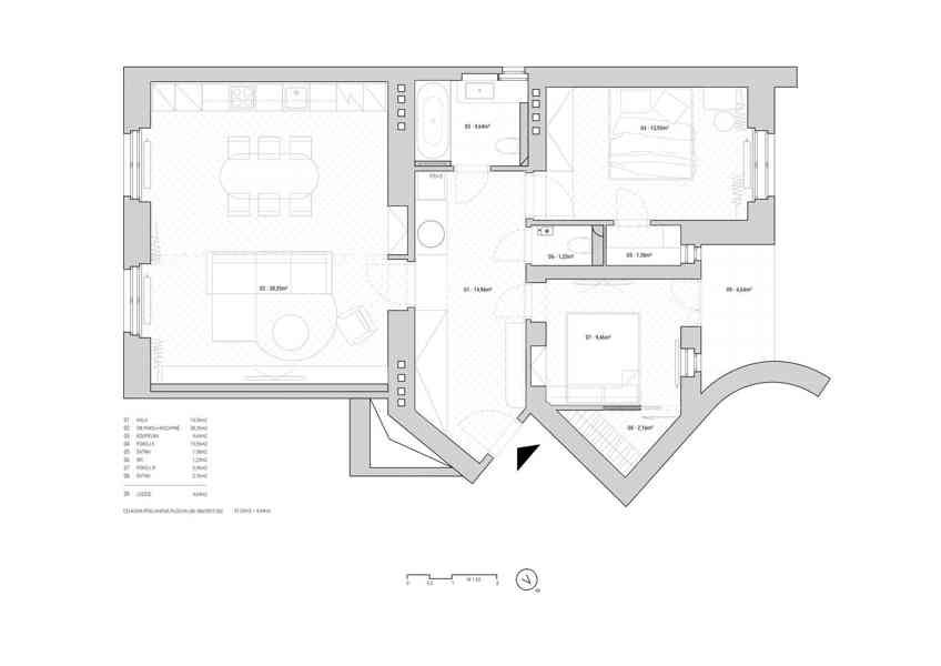 Unikátní byt s duší architektury v prestižní lokalitě  - foto 10