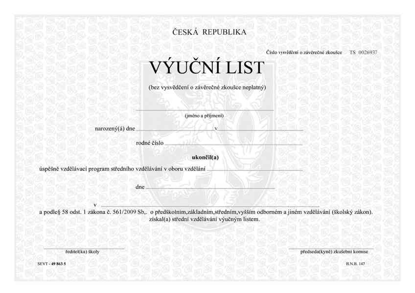 maturitní vysvědčení,výuční list,vš diplom - foto 1