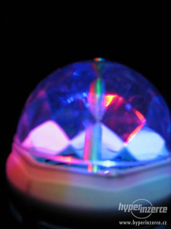 Diskožárovka LED 3 barevné efekty na zem nebo strop - foto 2