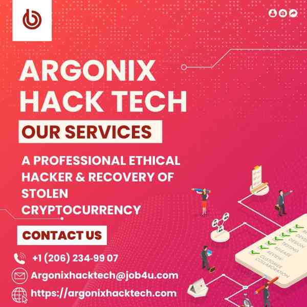 ARGONIX HACK TECH / THE BEST AND MOST GENUINE BITCOIN RECOVE - foto 2