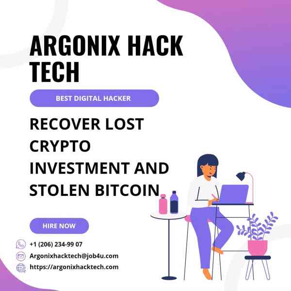 ARGONIX HACK TECH / THE BEST AND MOST GENUINE BITCOIN RECOVE - foto 3