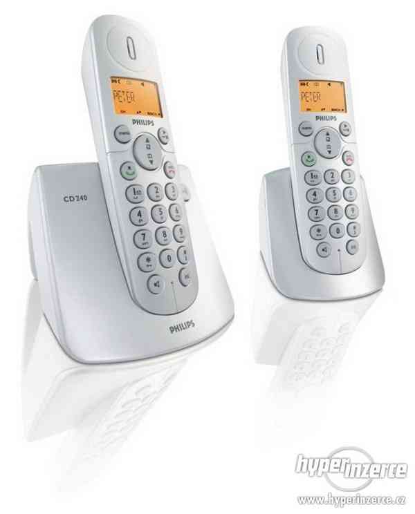 Bezdrátový telefon Philips CD240 Duo - foto 1