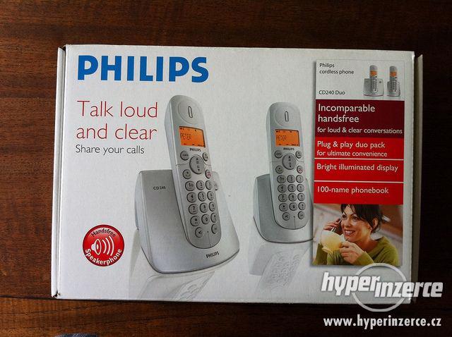 Bezdrátový telefon Philips CD240 Duo - foto 3