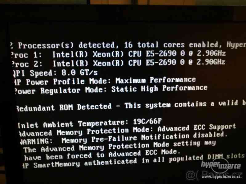 HP ProLiant DL360p Gen8 Server 2x Xeon E5-2690 32GB DDR3 - foto 2