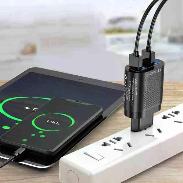 Nová nabíječka - QUICK CHARGE 3.0 -4 USB PORTS 48W - foto 3
