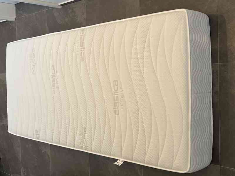2× zánovní matrace Elastica Opal 28 90×210 cm – H2/H3 - foto 3