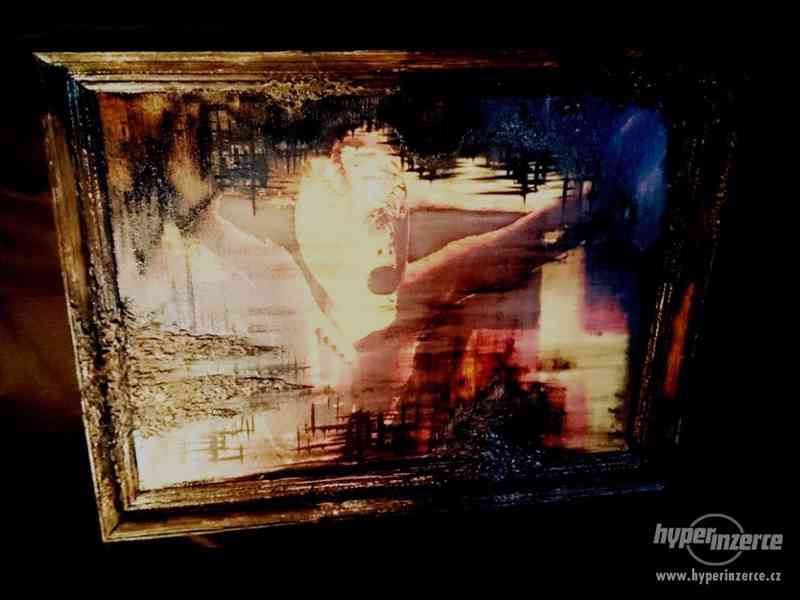 Unikátní velký obraz - Anděl smrti - Zoda Mikalazoda. - foto 3