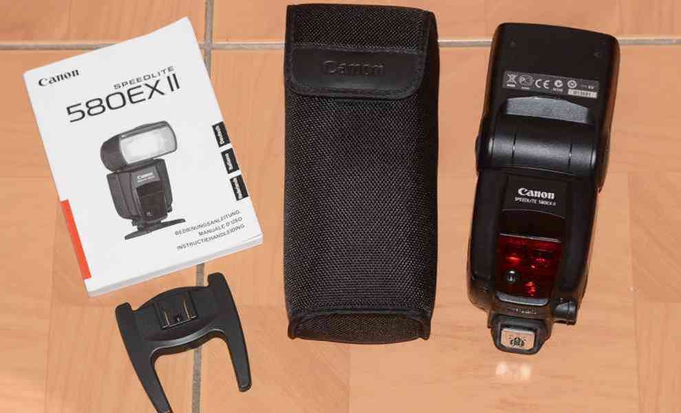 Canon Speedlite 580 EX II *E-TTL, master-slave, S.Č.:58