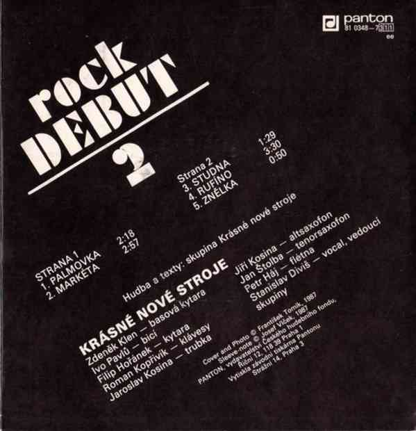 Krásné Nové Stroje – Rock Debut 2   (EP) - foto 2