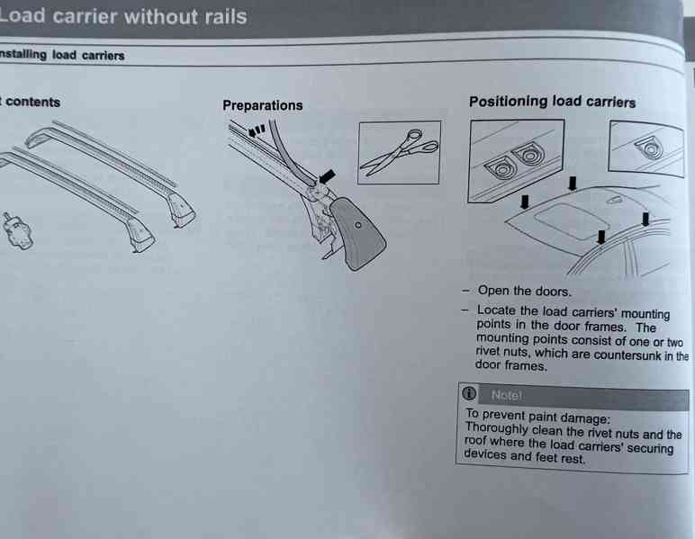 Originální střešní nosiče Volvo V70 III – nové, nepoužité - foto 3