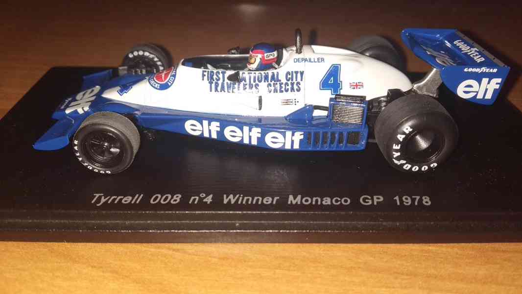 F1 Tyrrell 008 #4 Patrick Depailler 1978 Spark S1730 1:43 - foto 3