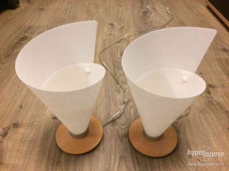 Kvalitní designové stolní lampičky (pár) - foto 1