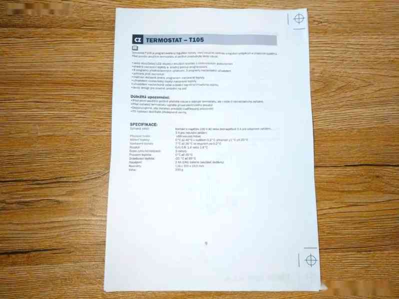 Termostat EMOS Salus T105 + baterie ZDARMA - foto 3