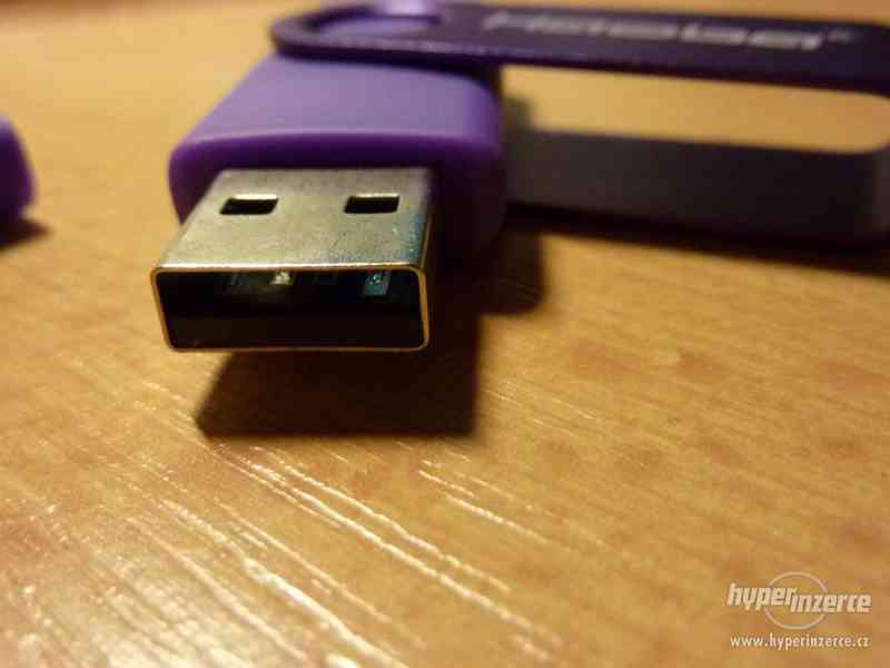 USB-OTG flash 2v1 32GB s micro konektorem NOVÝ fialový - foto 5