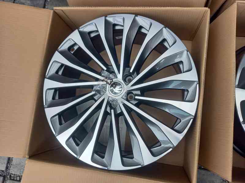 NOVÉ 20“leštěné Alu Škoda Enyaq, Elroq, VW, Škoda Kodiaq - foto 7