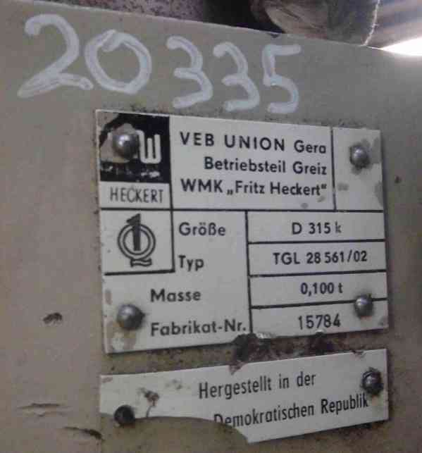 Otočný stůl prům 315 (12575.) - foto 5