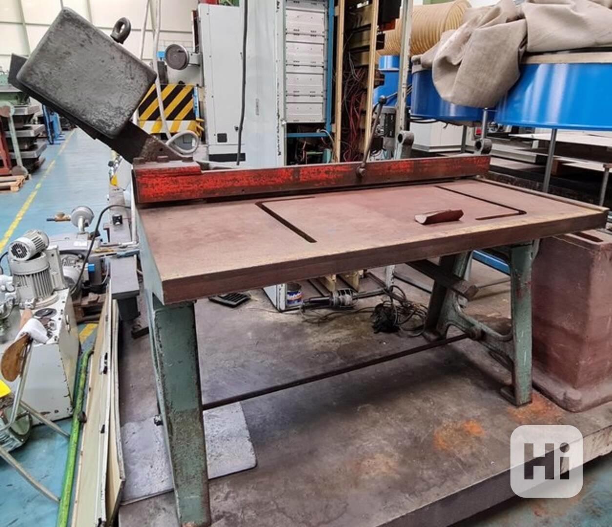  Nůžky tabulové ruční NTP 1000-2A - bez nožů (14820.)   - foto 1