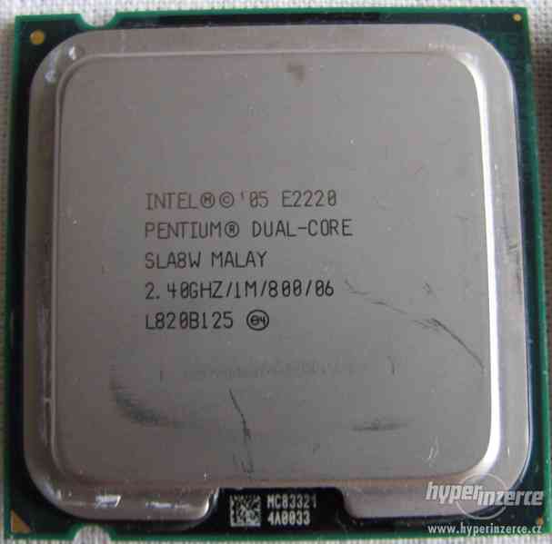 CPU pro PC a NTB Intel socket 1155, 775, P a AMD socket A - foto 2