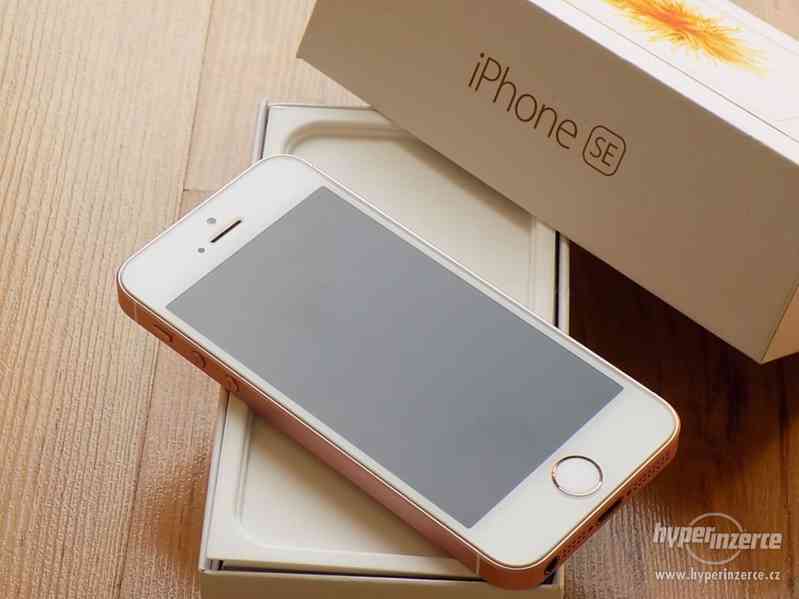 APPLE iPhone SE 32GB Rose Gold - ZÁRUKA - TOP STAV - foto 4