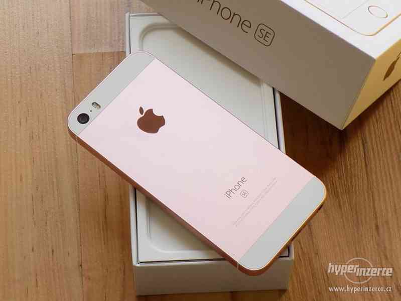 APPLE iPhone SE 32GB Rose Gold - ZÁRUKA - TOP STAV - foto 6