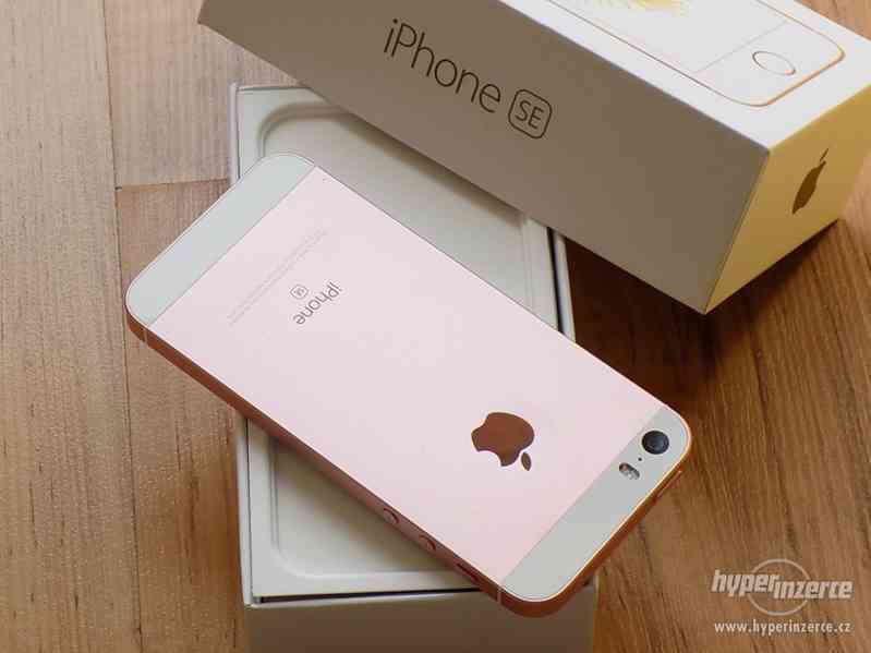 APPLE iPhone SE 32GB Rose Gold - ZÁRUKA - TOP STAV - foto 7