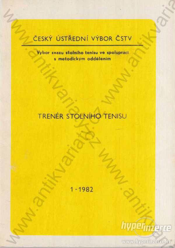 Trenér stolního tenisu 1982 - foto 1