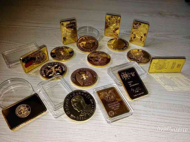 Německé zlaté cihly a mince. Sbírka - foto 2