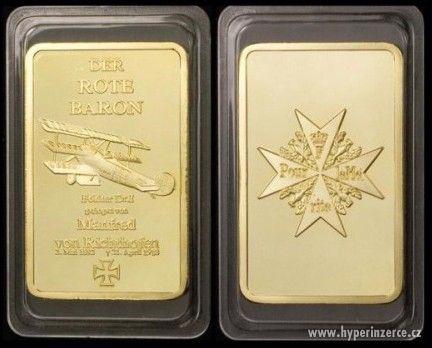 Německé zlaté cihly a mince. Sbírka - foto 3