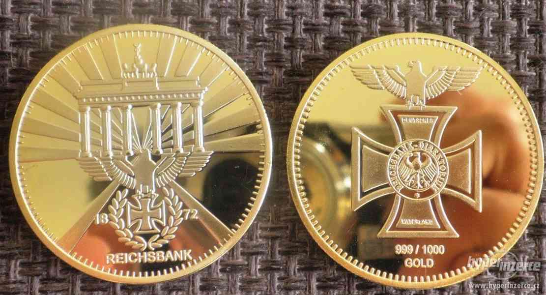 Německé zlaté cihly a mince. Sbírka - foto 4